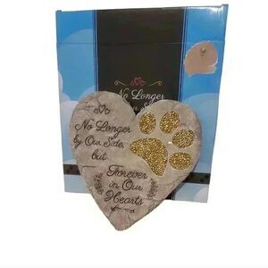 OBSI Pet memorial stone heart shape
